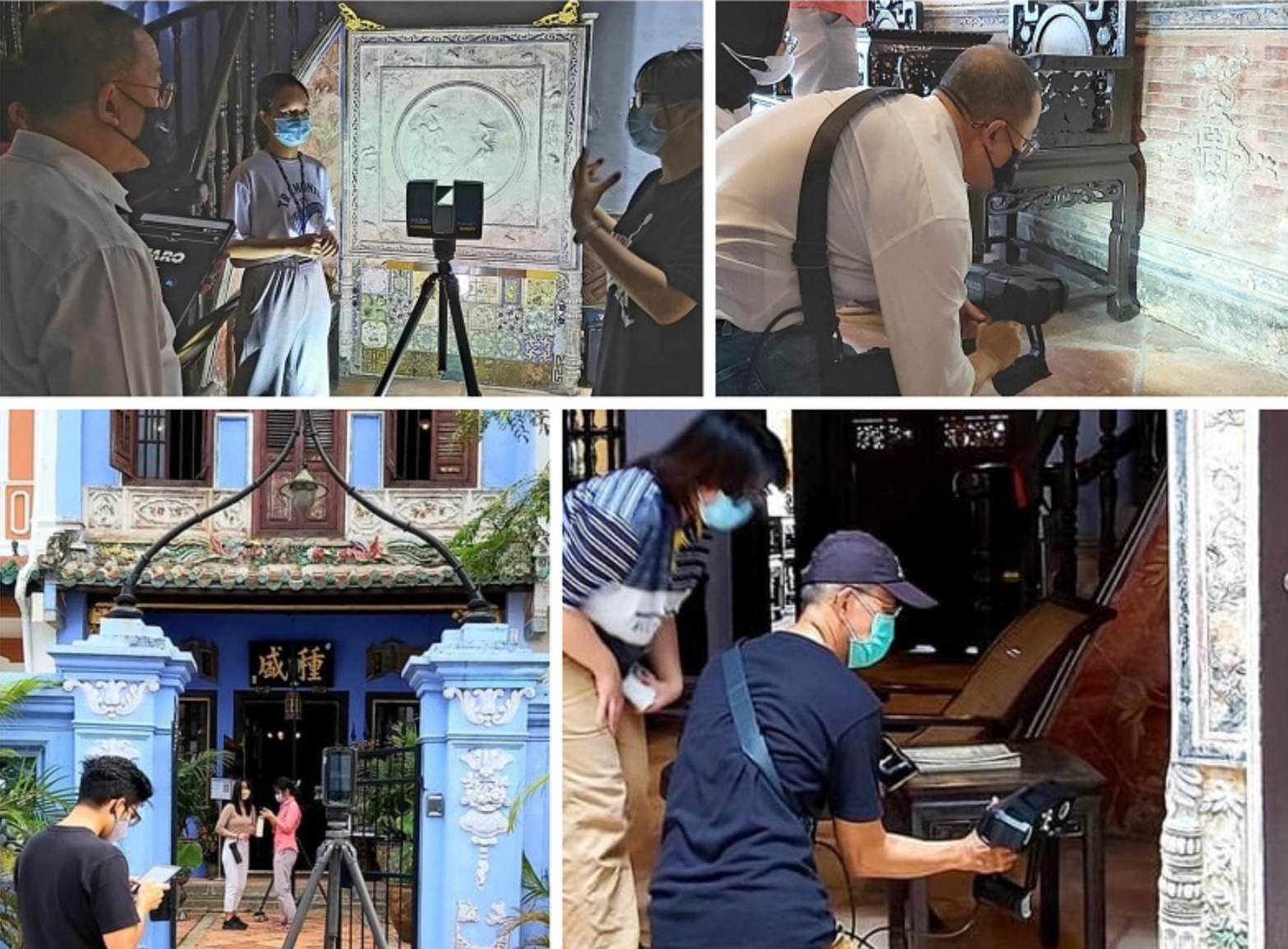 3D scanning exercises as part of the MAArC programme. Image: David Liauw.